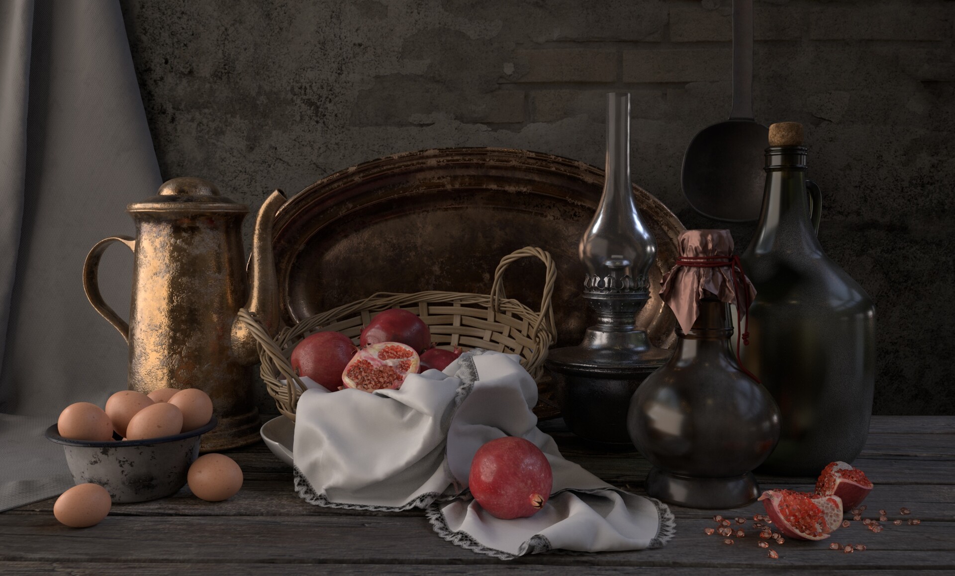 Jianjun Cai - 静物练习