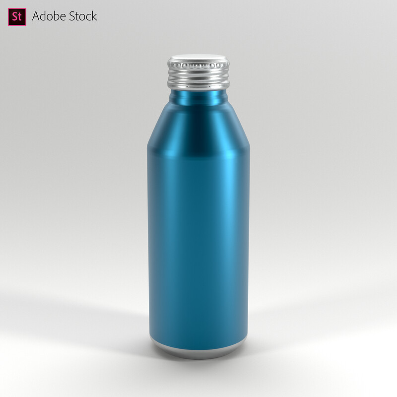 Adobe Stock | Aluminum Bottle