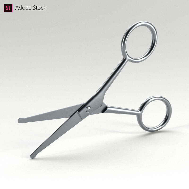 Adobe Stock | Facial Hair Scissors