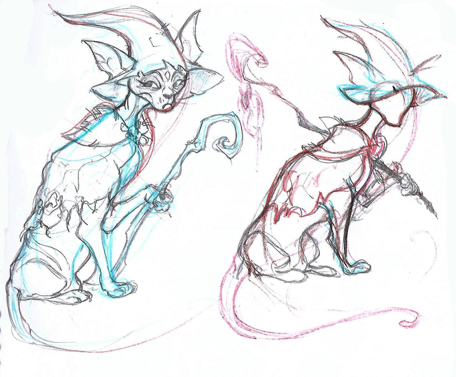 rough sketch / gesture exploration