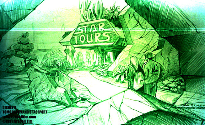 TOMORROWLAND - Star Tours - Disneyland