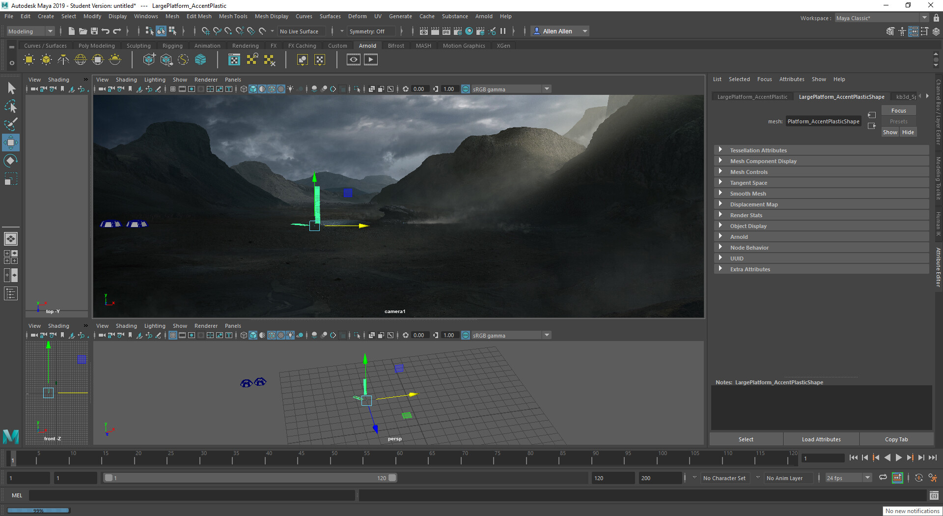 Alp Allen Altiner Alien Inspired Matte Painting Wip