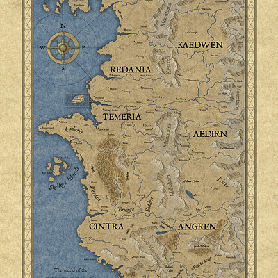 Daan witcher map