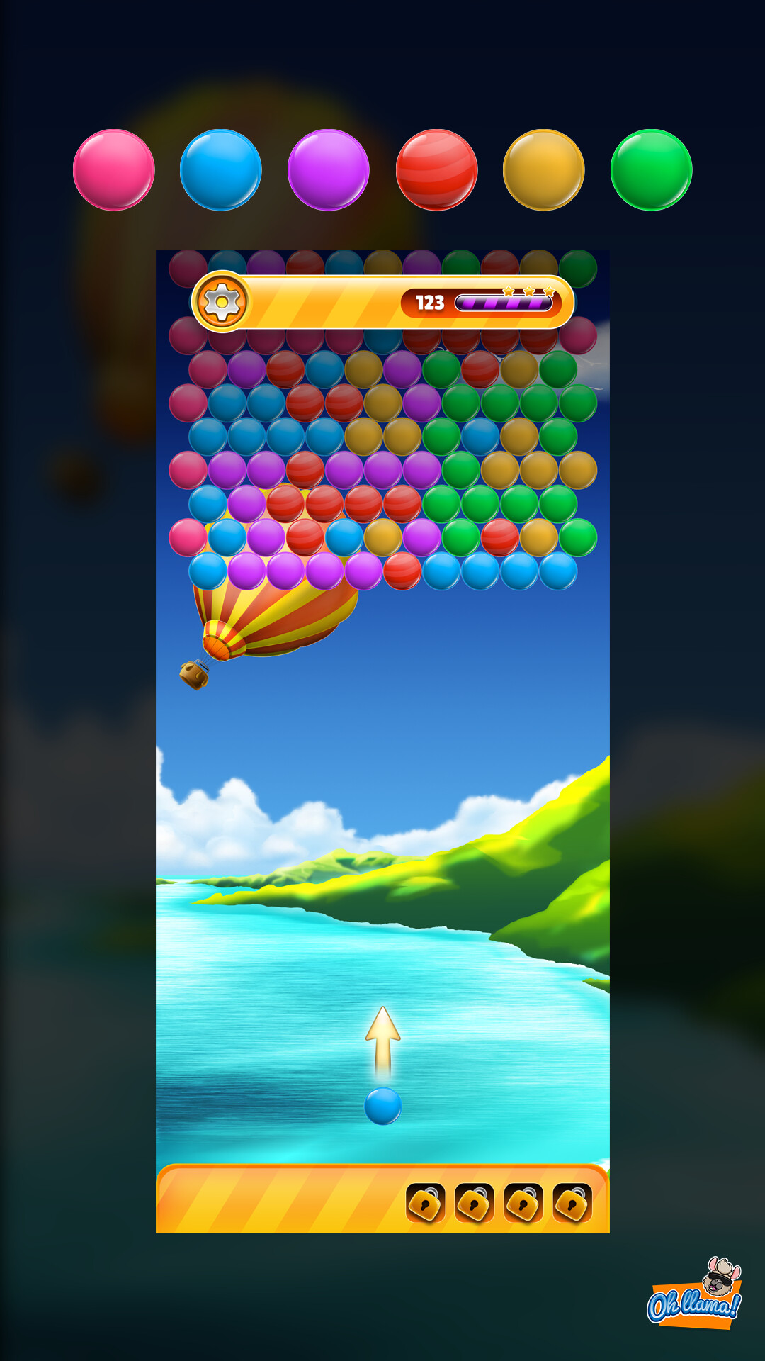Ziv Ariely - POP THE BUBBLES, A BUBBLE SHOOTER GAME
