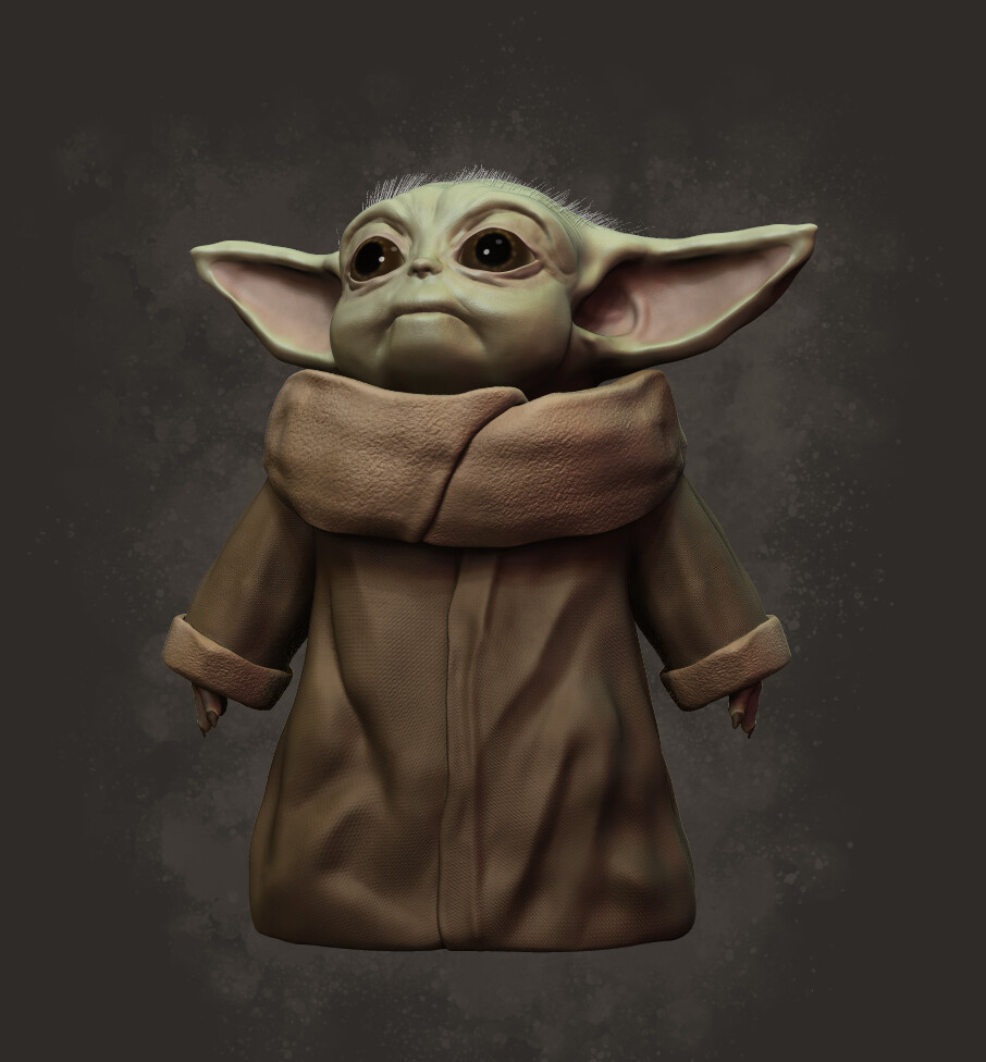 Baby Yoda Fanart Pierre Jaquet Artstation
