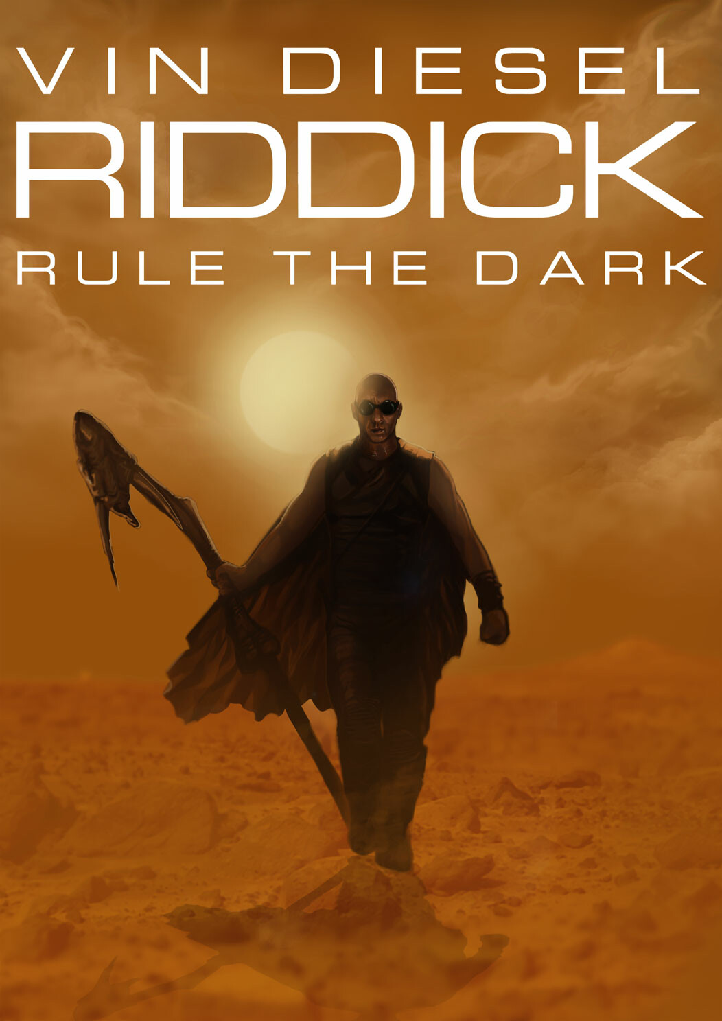 movie　poster　ArtStation　Riddick
