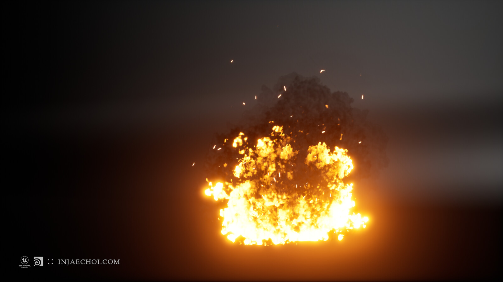 Real-time explosion in Unreal engine 02