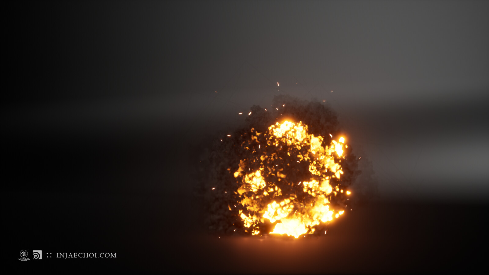 Real-time explosion in Unreal engine 03