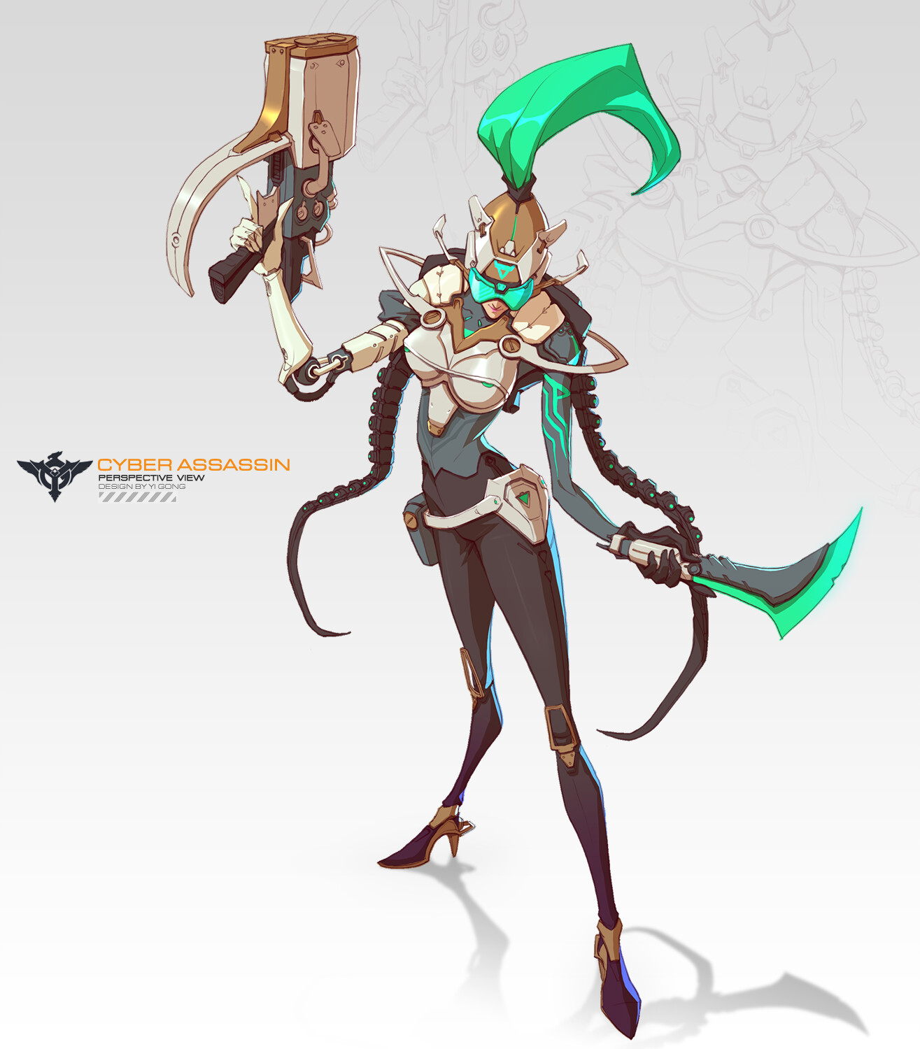 ArtStation - cyber assassin