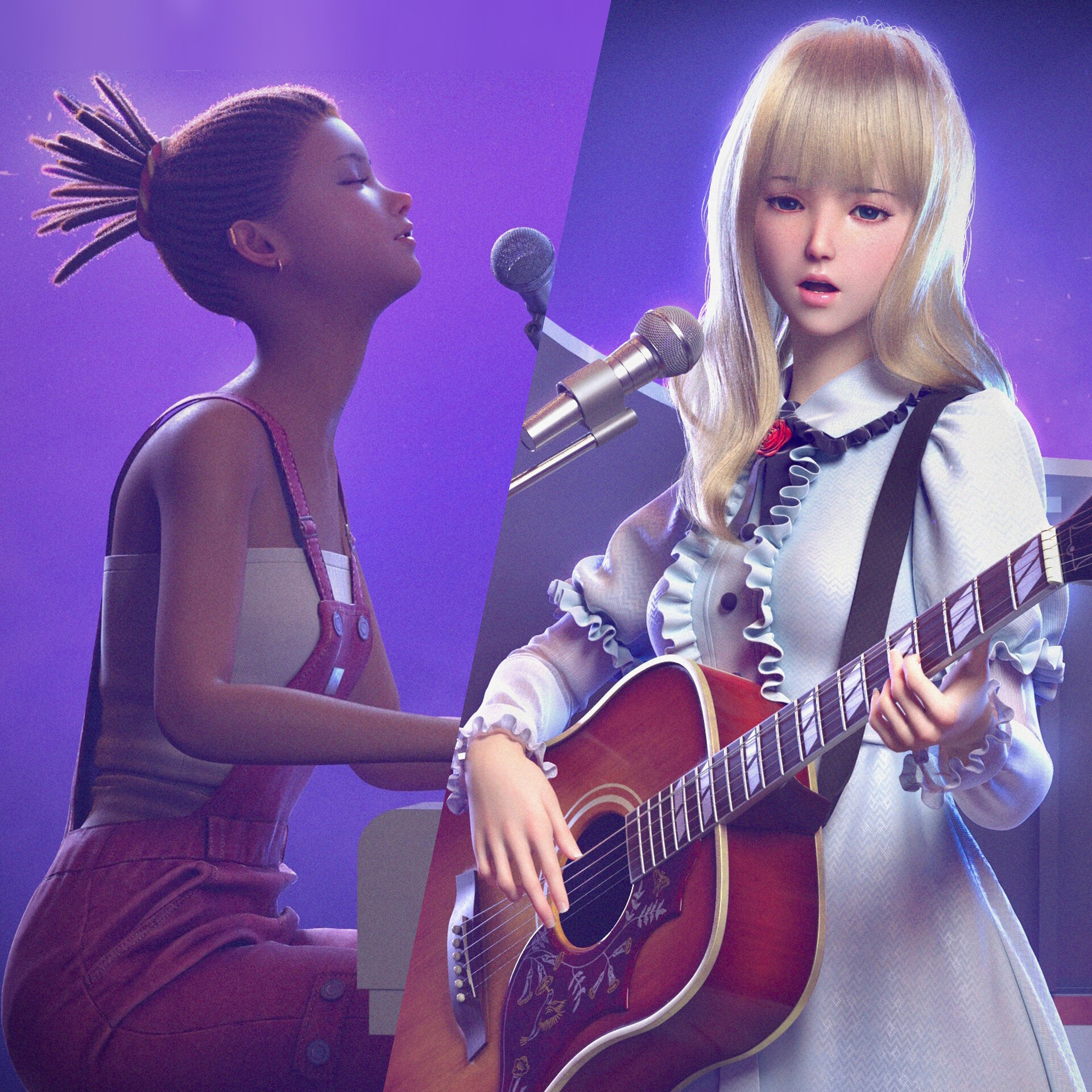 Artstation Carole Tuesday Fan Art Work Bin Yang