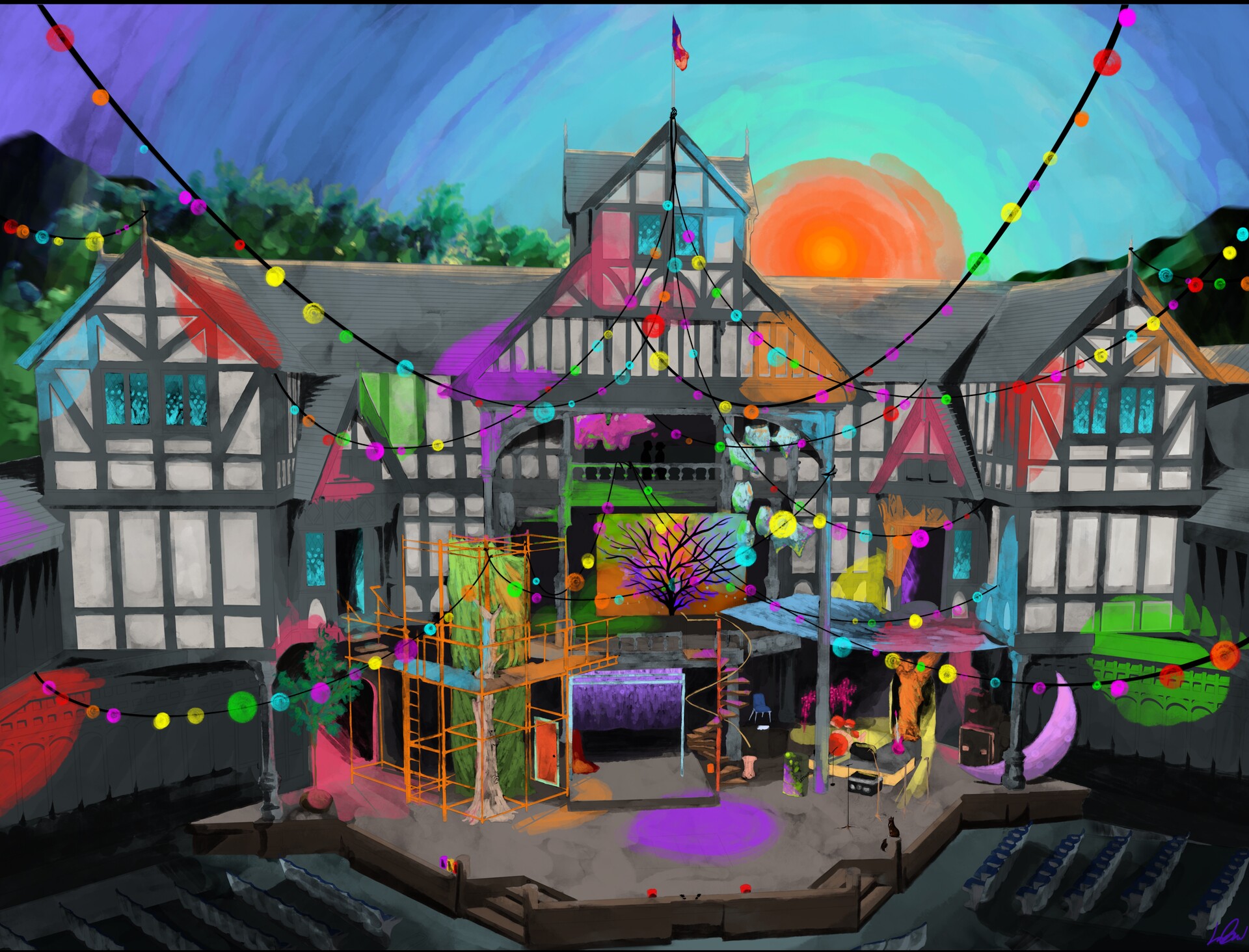 ArtStation The Elizabethan Theater, Ashland Oregon