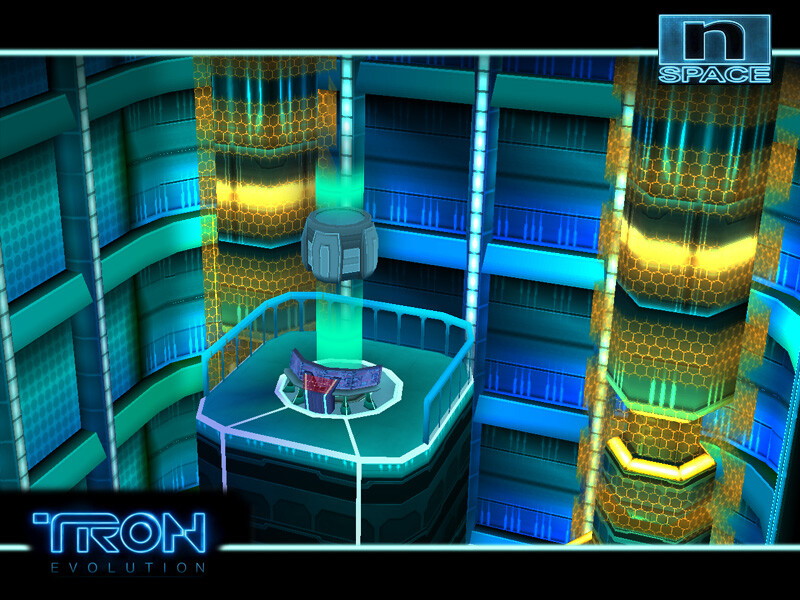 Environment modeled, textured and lighted for Disney's Tron Evolution DS. © Disney 2010 / © nSpace 2010