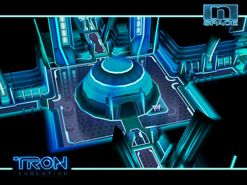 Environment modeled, textured and lighted for Disney's Tron Evolution DS. © Disney 2010 / © nSpace 2010