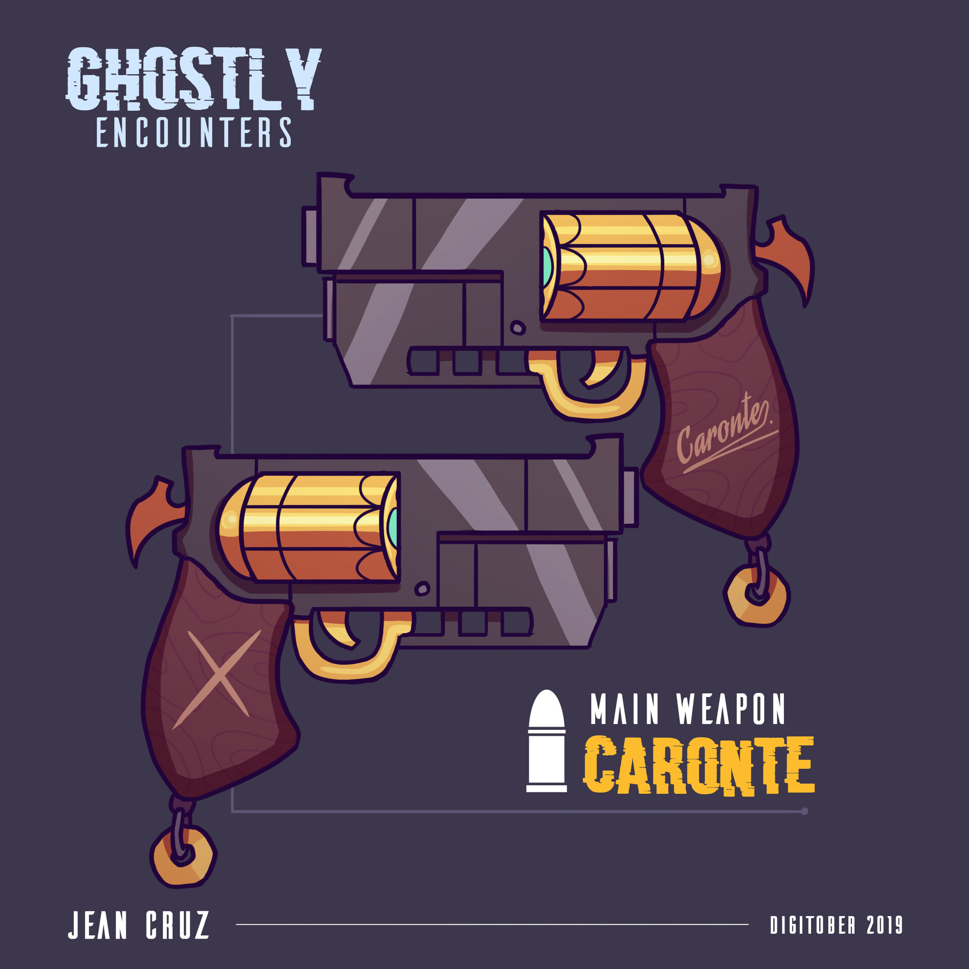Artstation Ghostly Encounters Weapons Jean Cruz