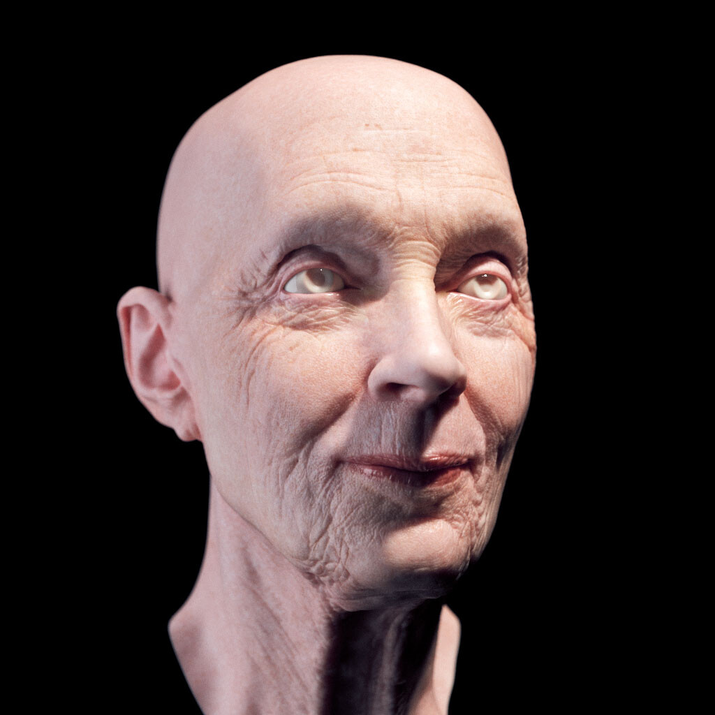 Neal Biggs - Jane Goodall Portrait - WIP