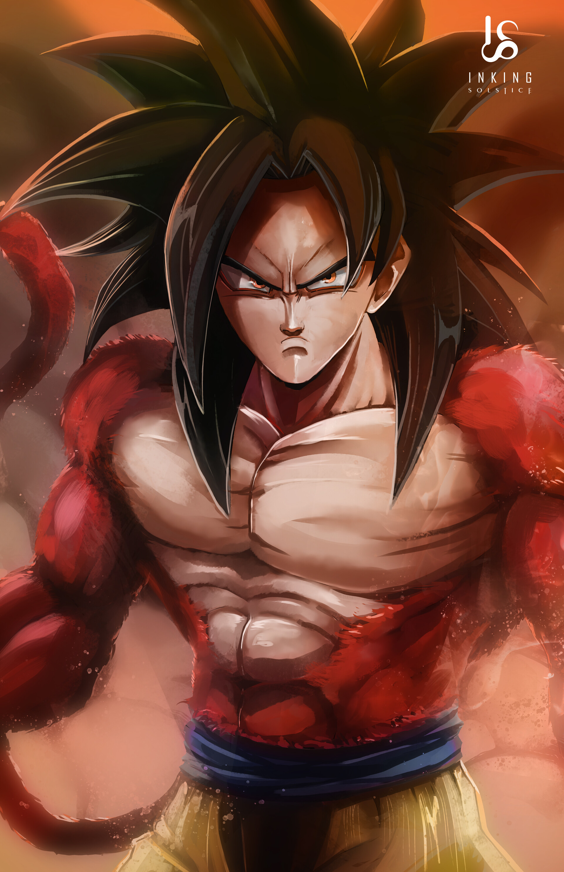 ArtStation - Super Saiyan 4 Goku