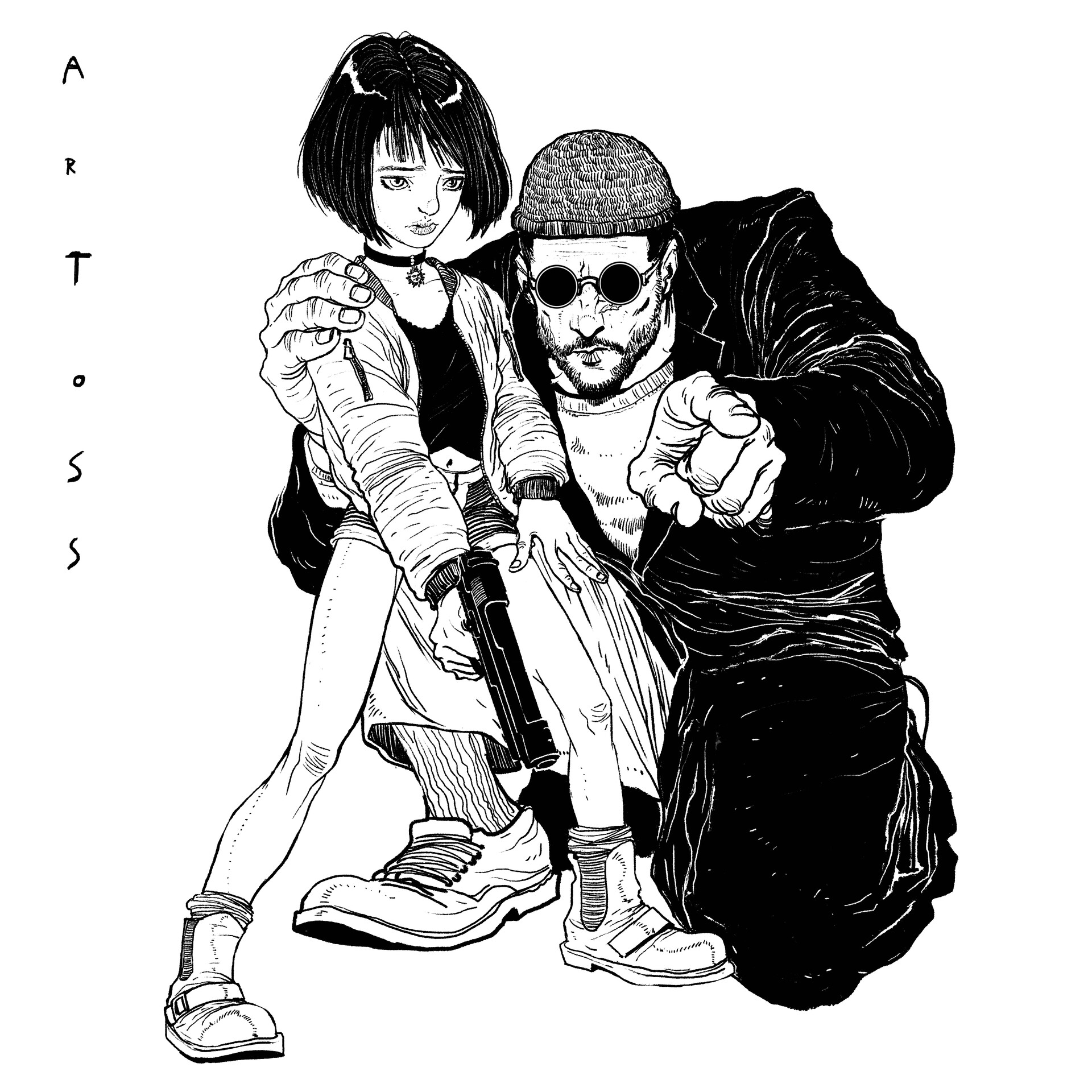 <b>Leon</b> and Mathilda.