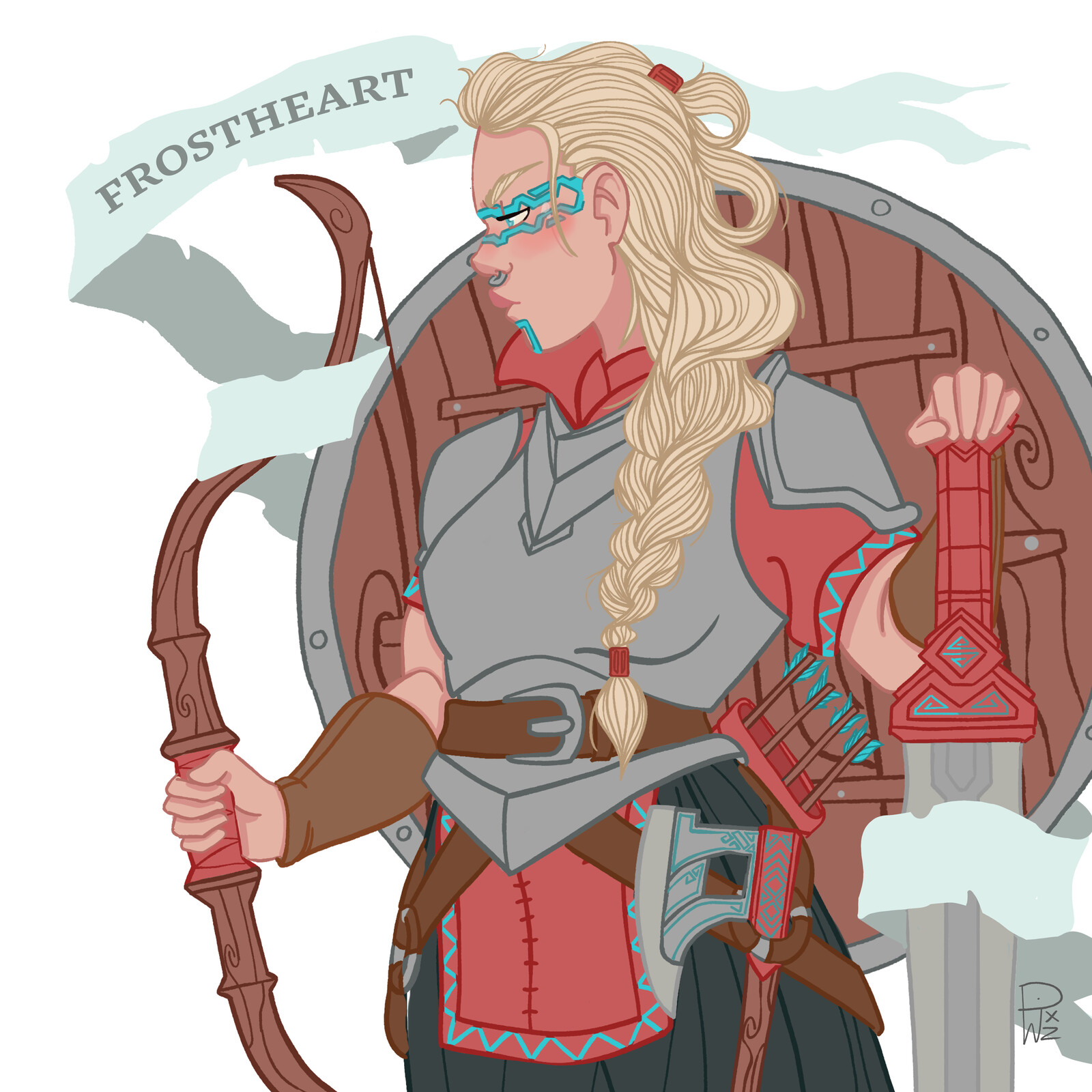 Amber Frostheart - Dwarf Fighter