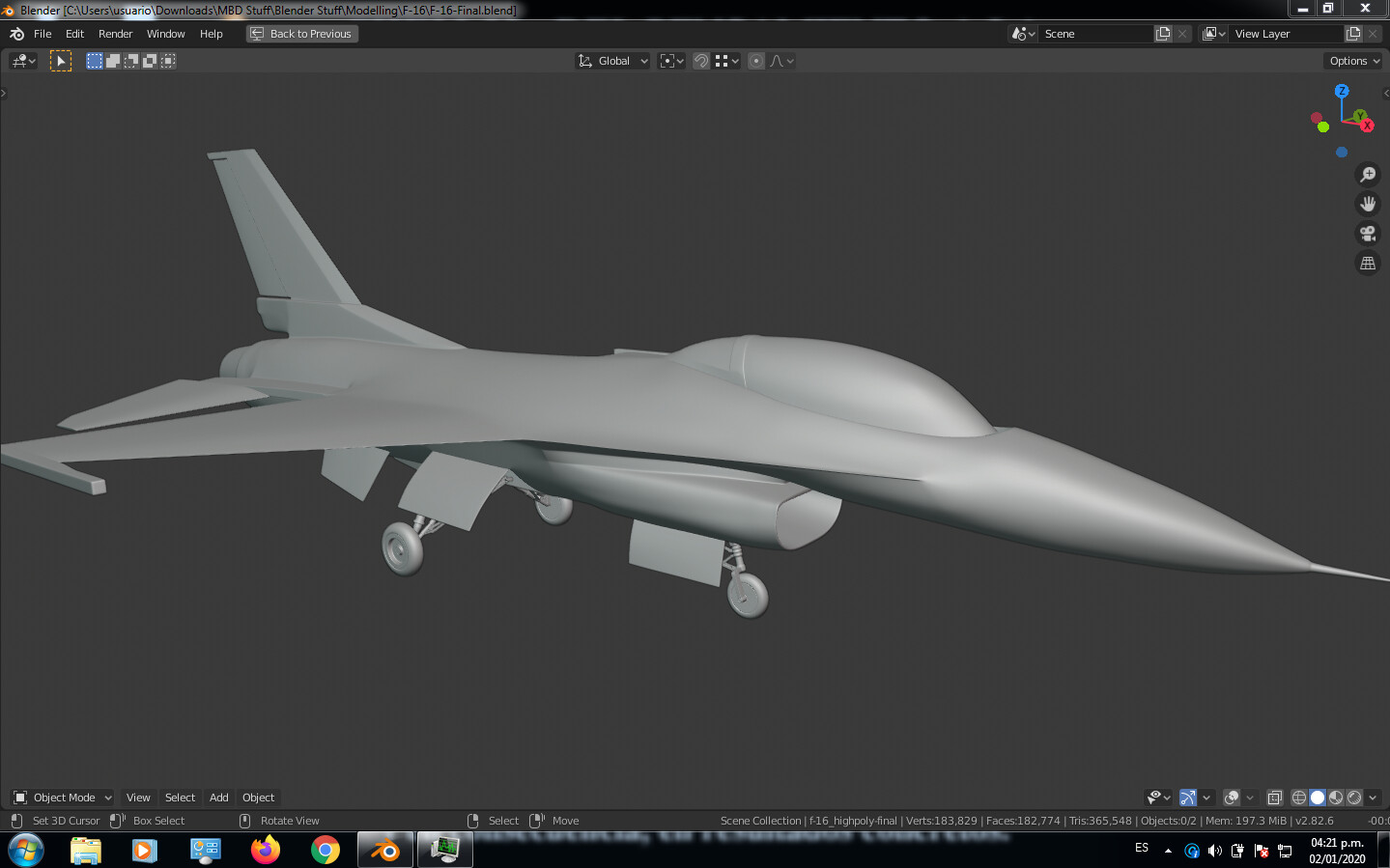 Artstation F 16 Simple Model Freelance Job Chris Michael Colina Michael Ben David