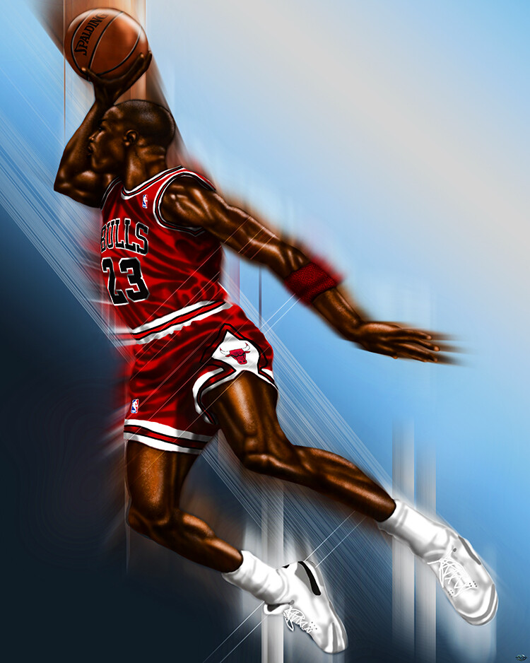 Artstation Mj Painting The G O A T Brandon Whitehead