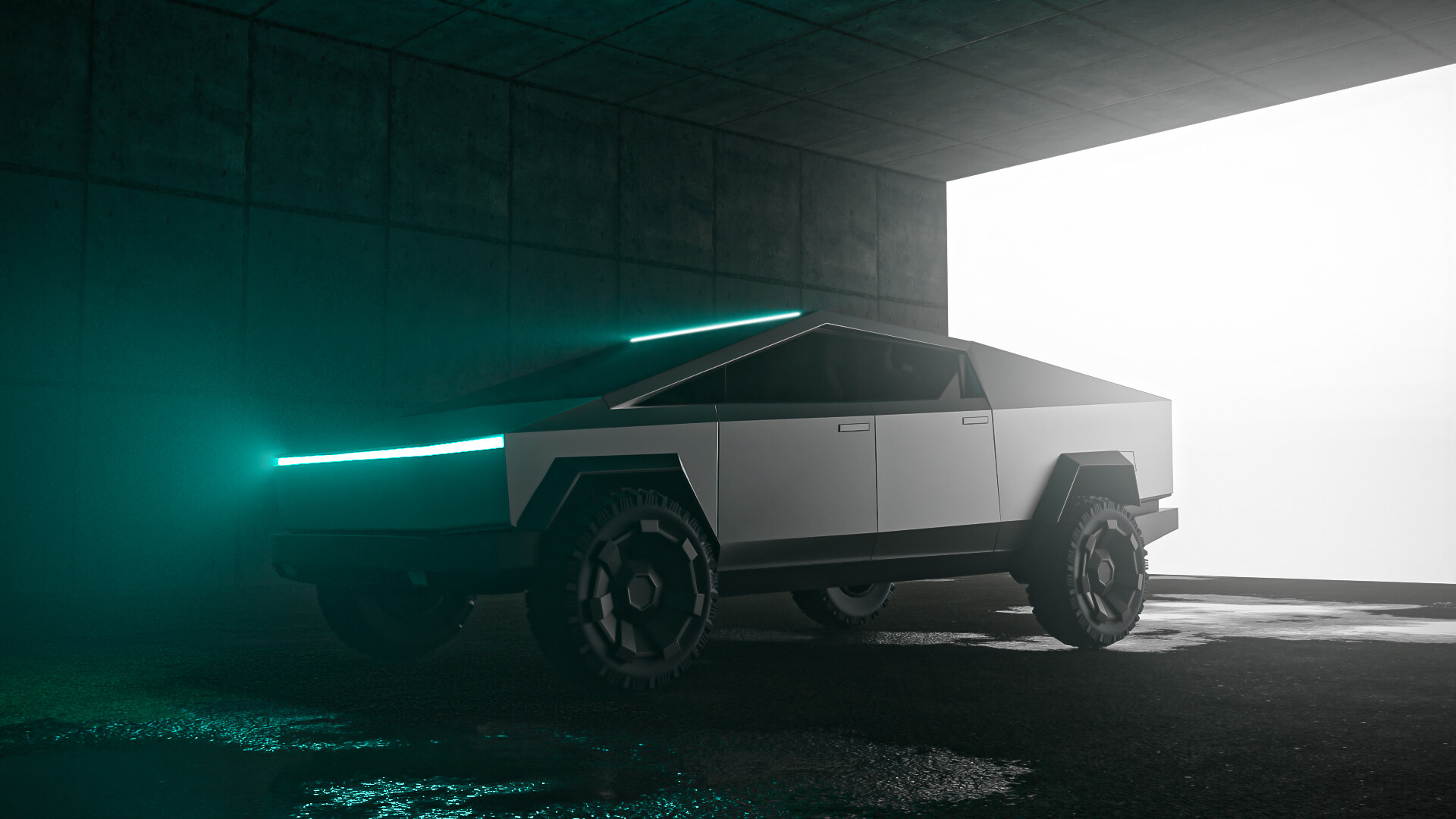 ArtStation - Tesla Cybertruck