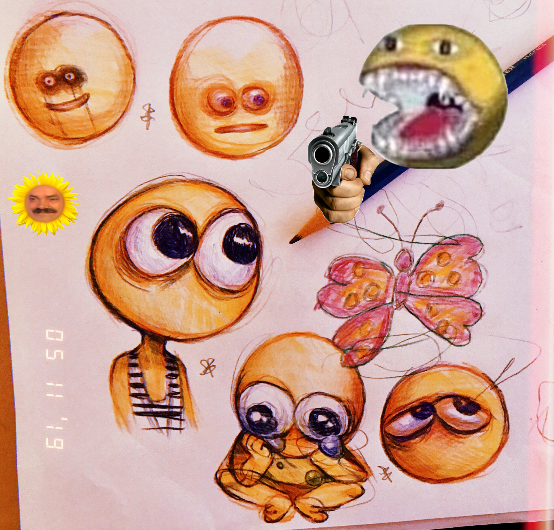 Artstation Cursed Emojis Sarah Perez