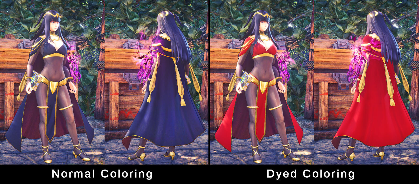 Showing off dye capability for further customization.