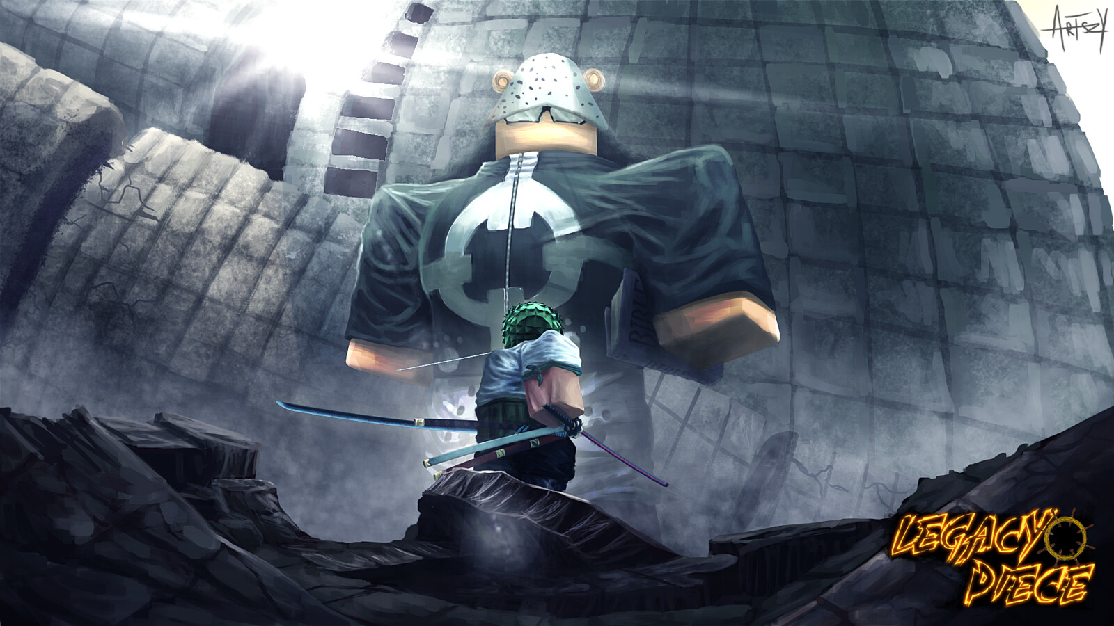 Artstation Zoro Vs Kuma Art Szy