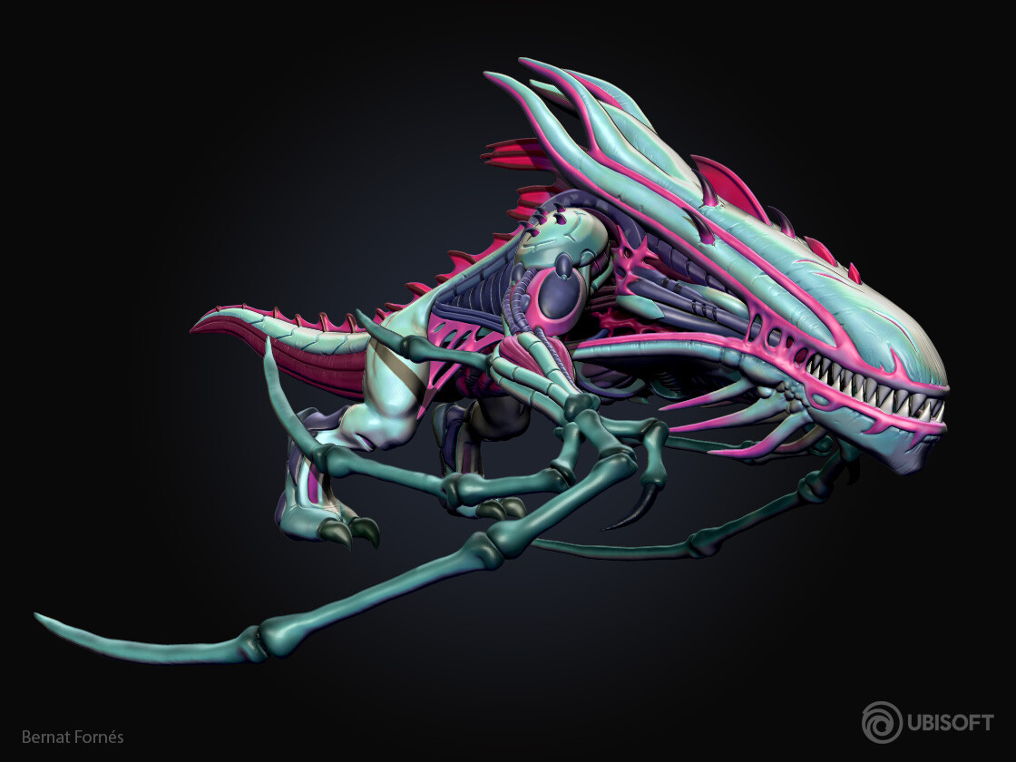 Artstation Alien Dragon Hungry Dragon Ubisoft
