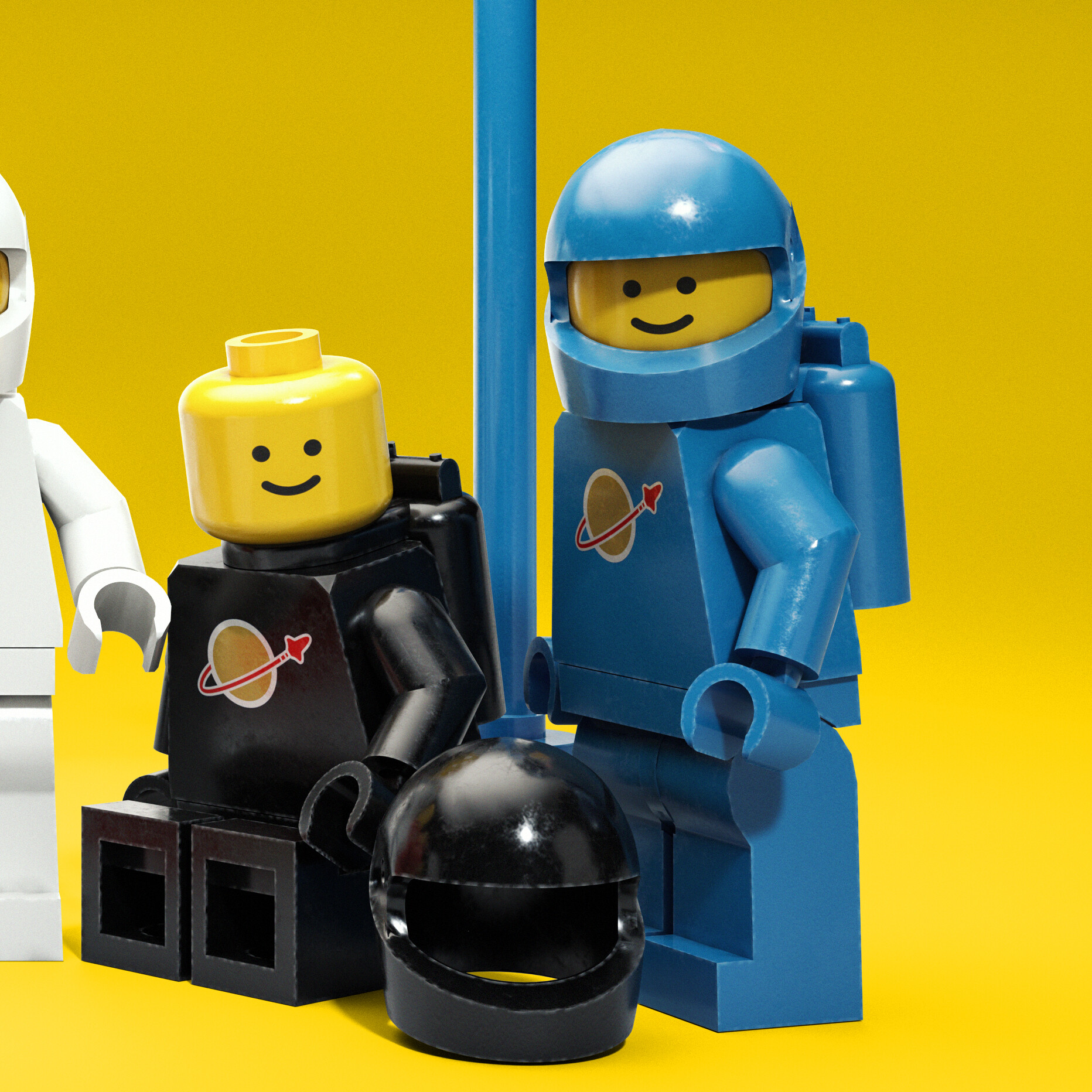 Vintage best sale lego spaceman