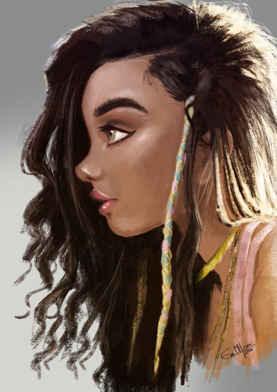 Ashley Moore Portait by EvaMH