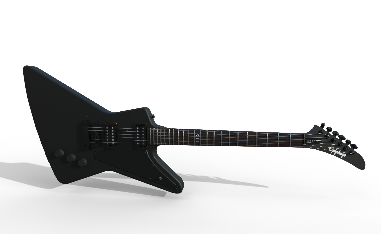 epiphone explorer 1958 gothic pitch black