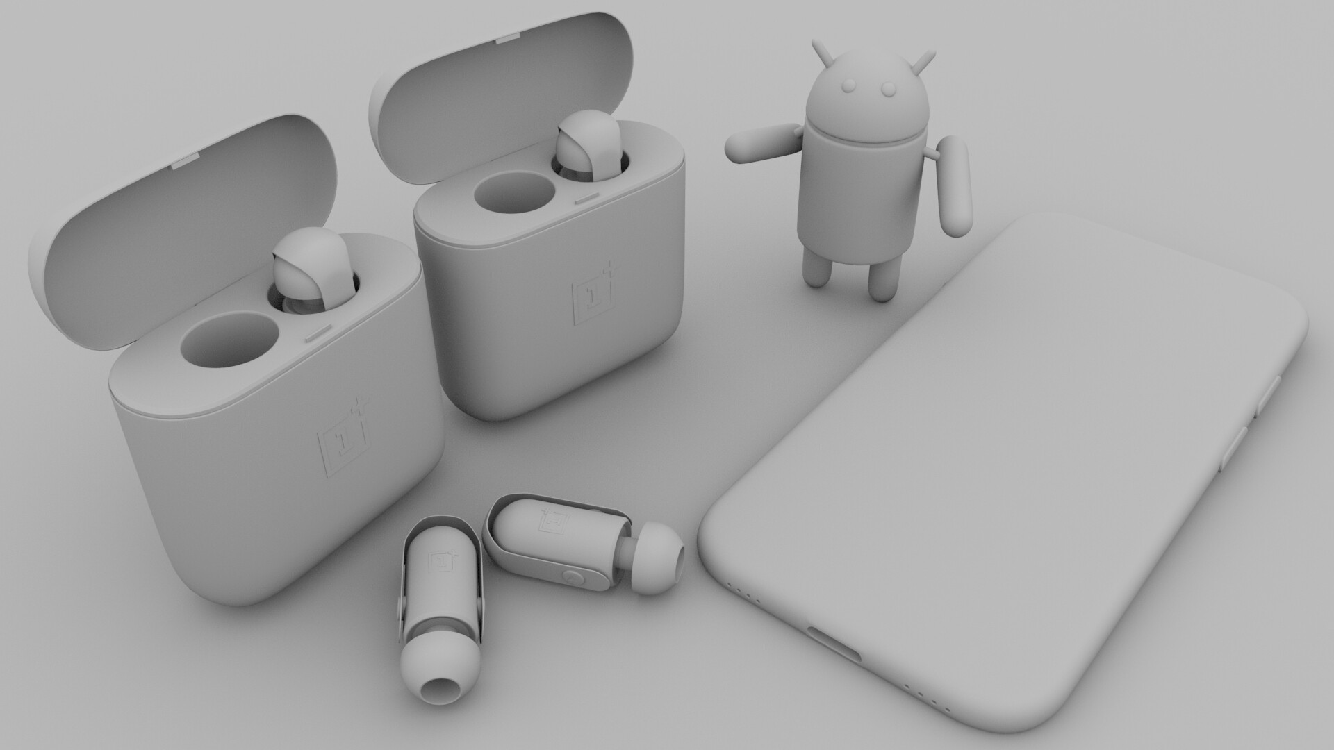 Artstation Concept Of Oneplus Earphones 3d Models Viraj Shinde