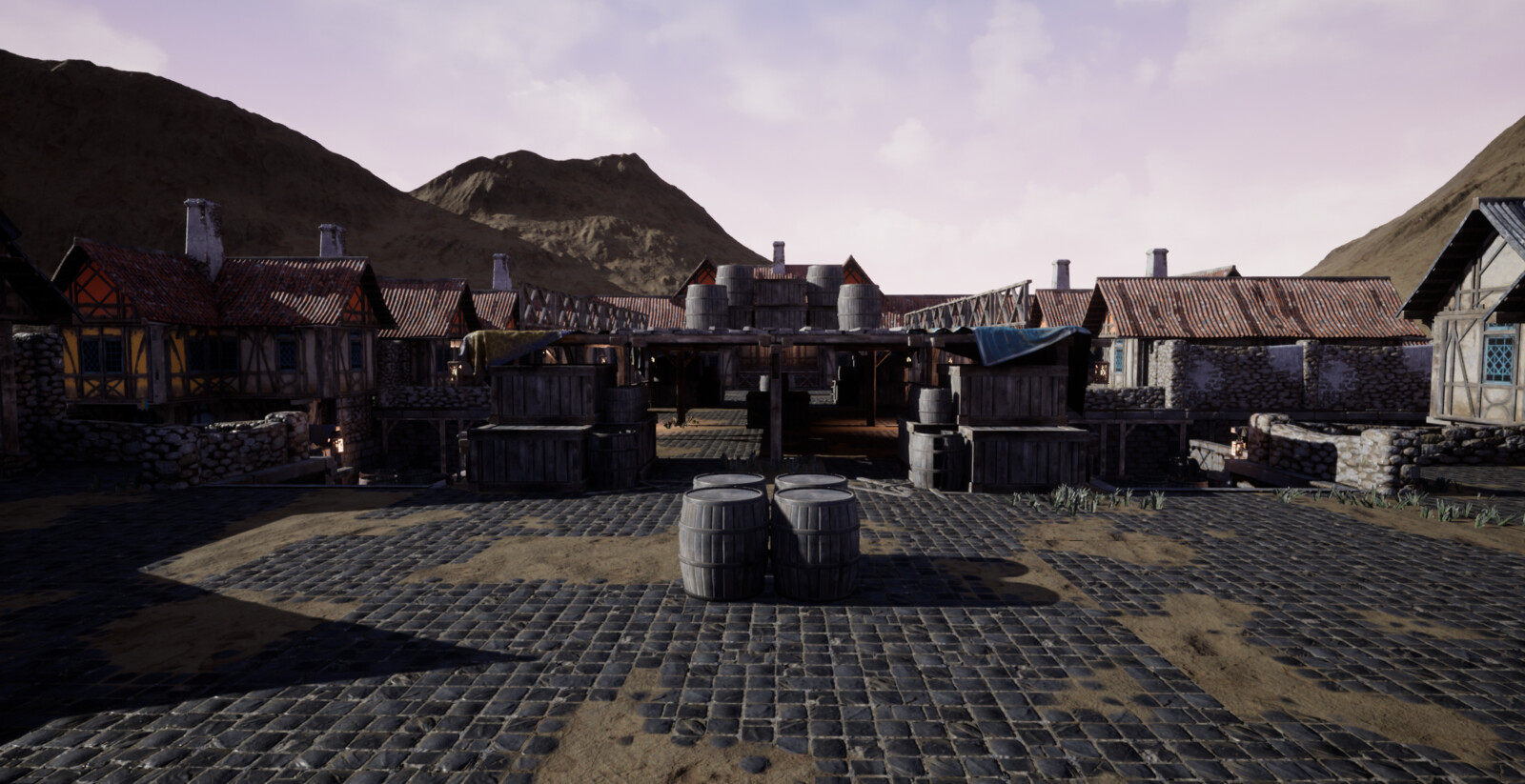 Spawn area for both sides. 