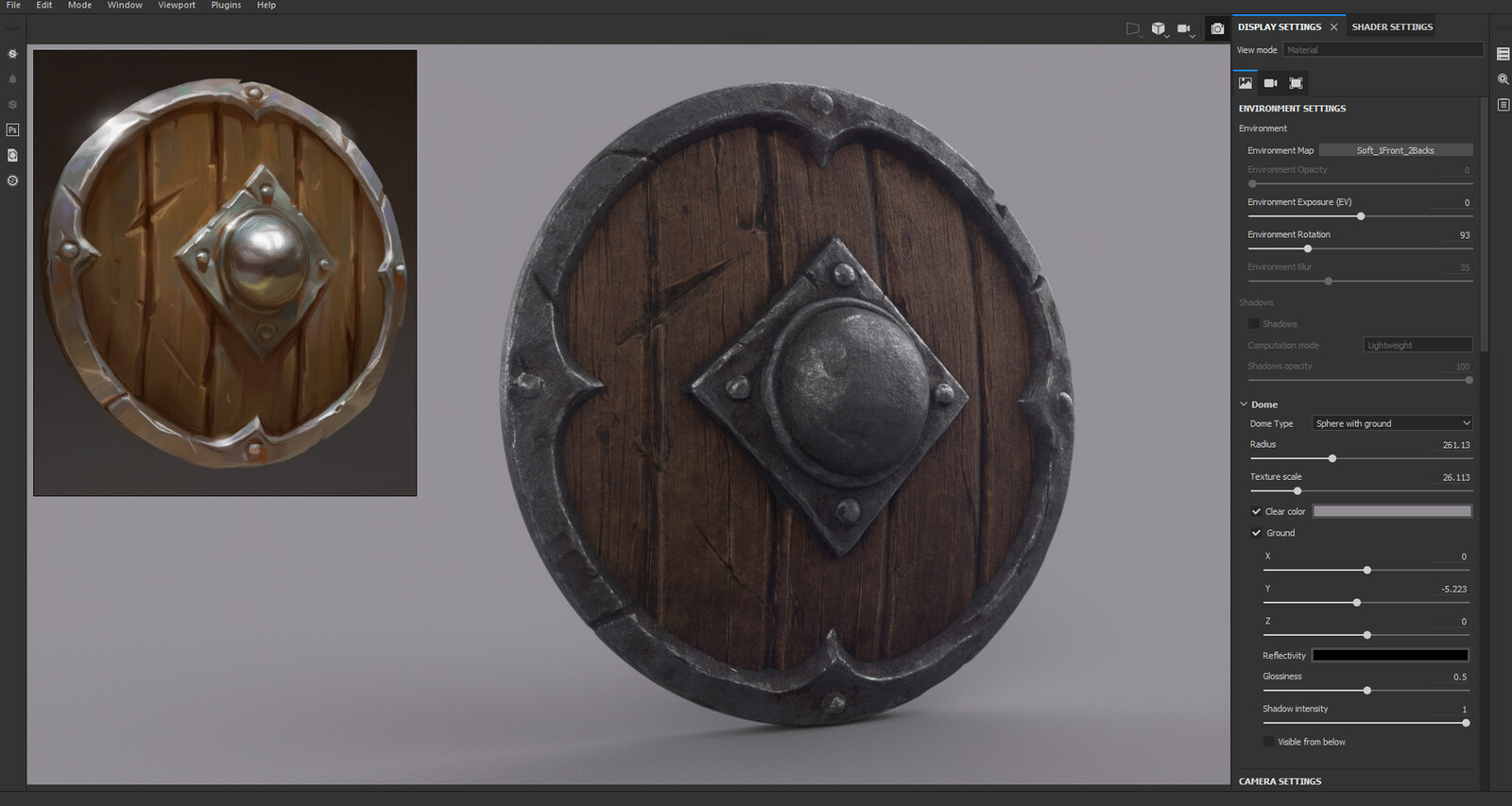 Texturing made on Substance Painter