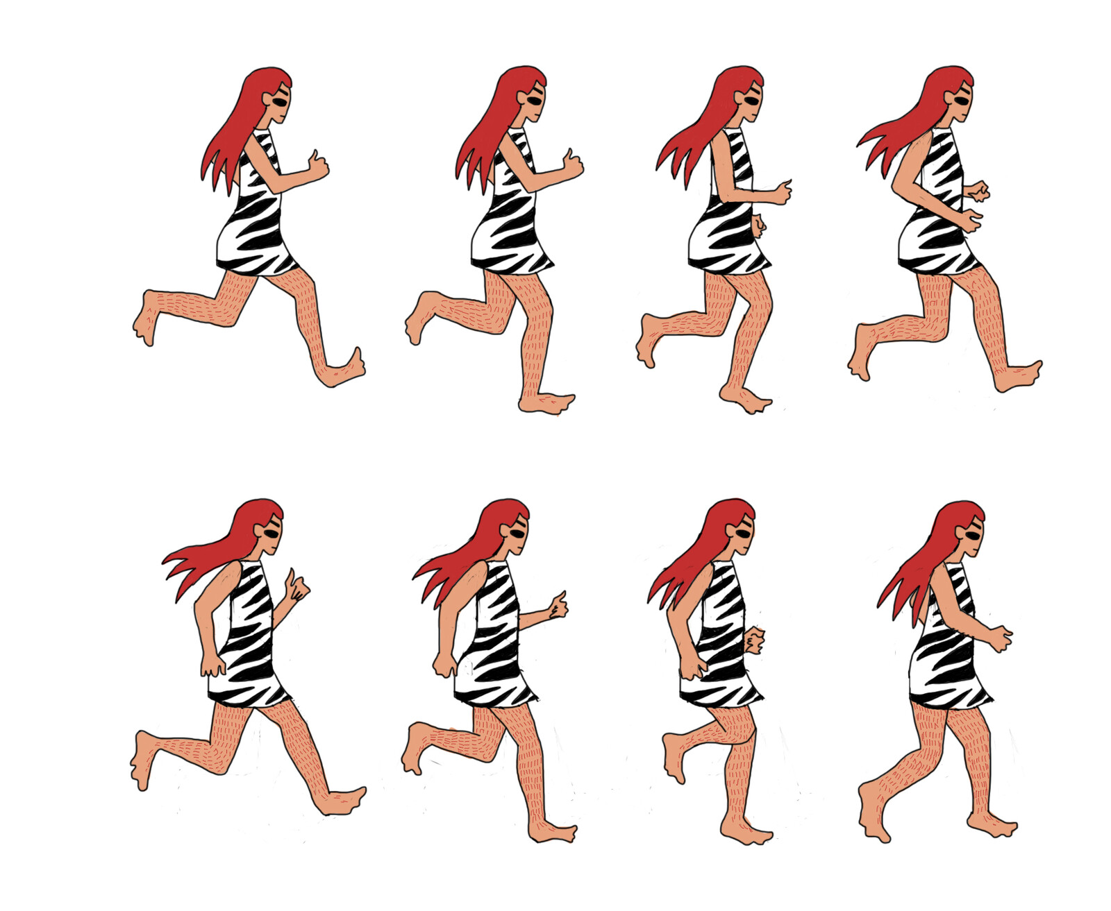 Рисуем мультфильмы 2 спрайты аниме