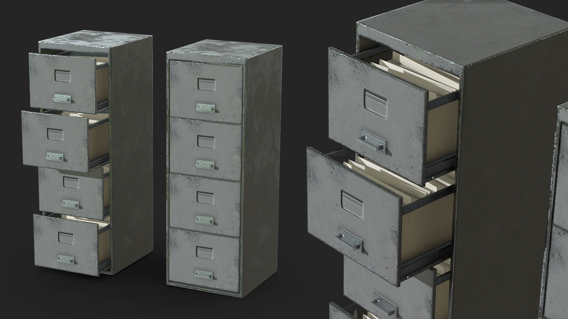 Artstation Game Asset Filing Cabinet Matheus Cavalcante