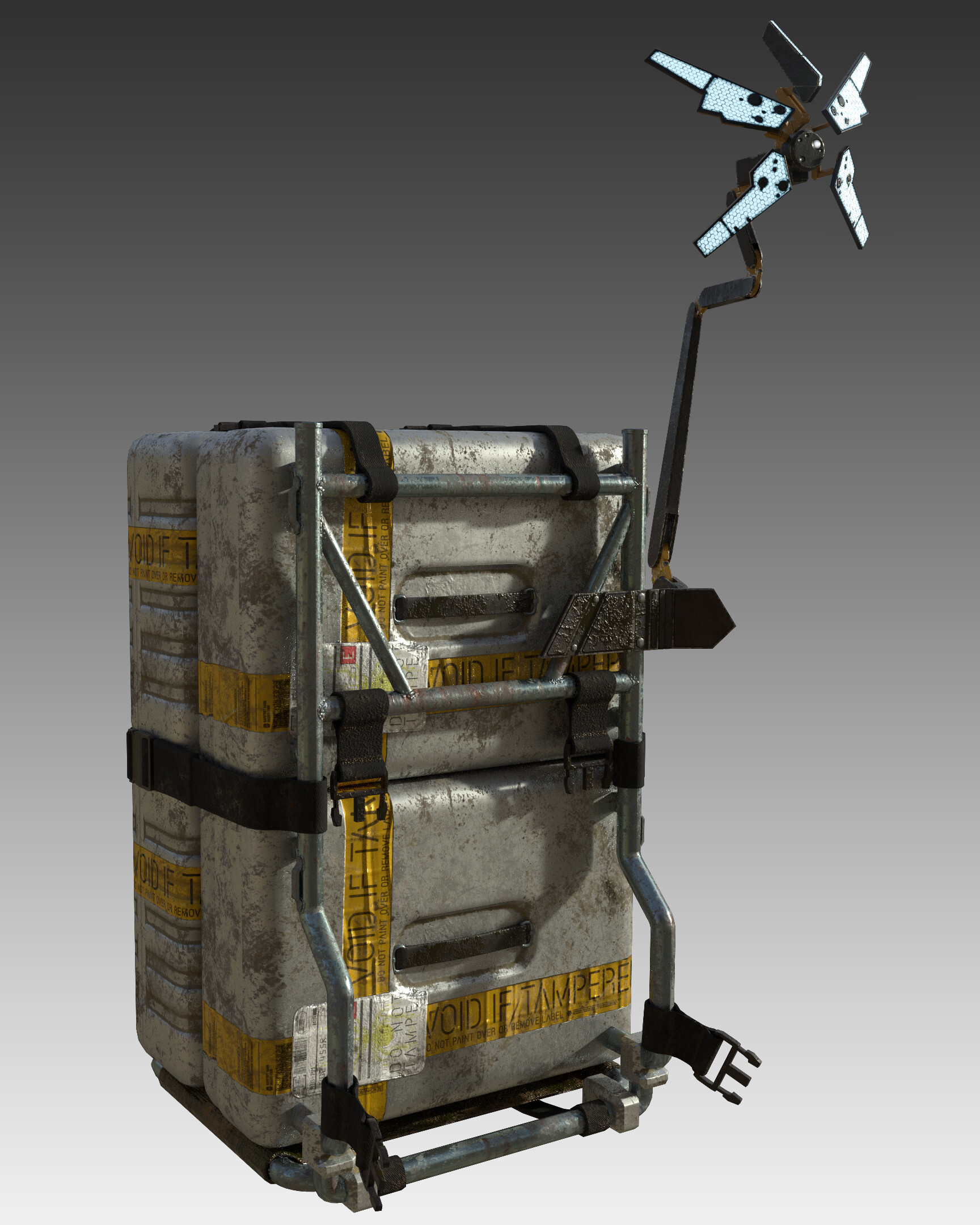 Aizen McQuaid Death Stranding Backpack Fanart