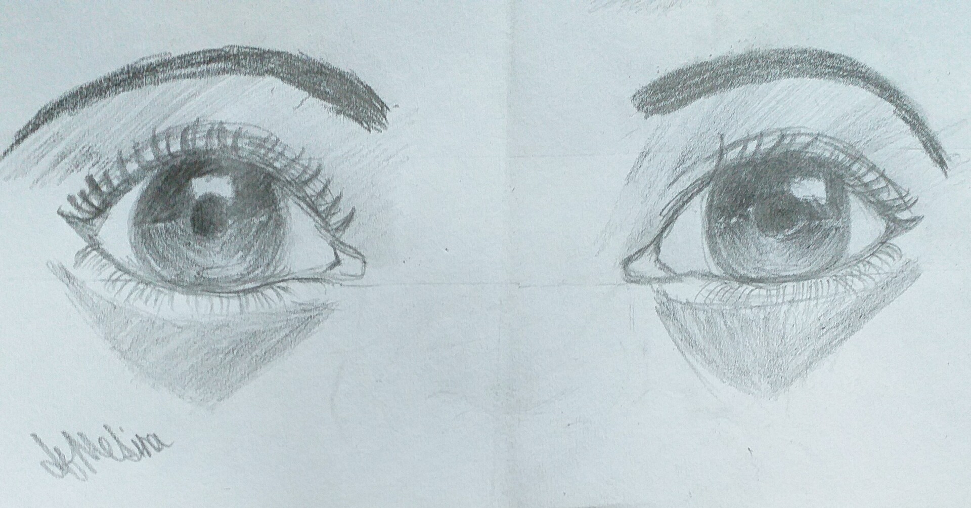 ArtStation - Realistic eyes drawing