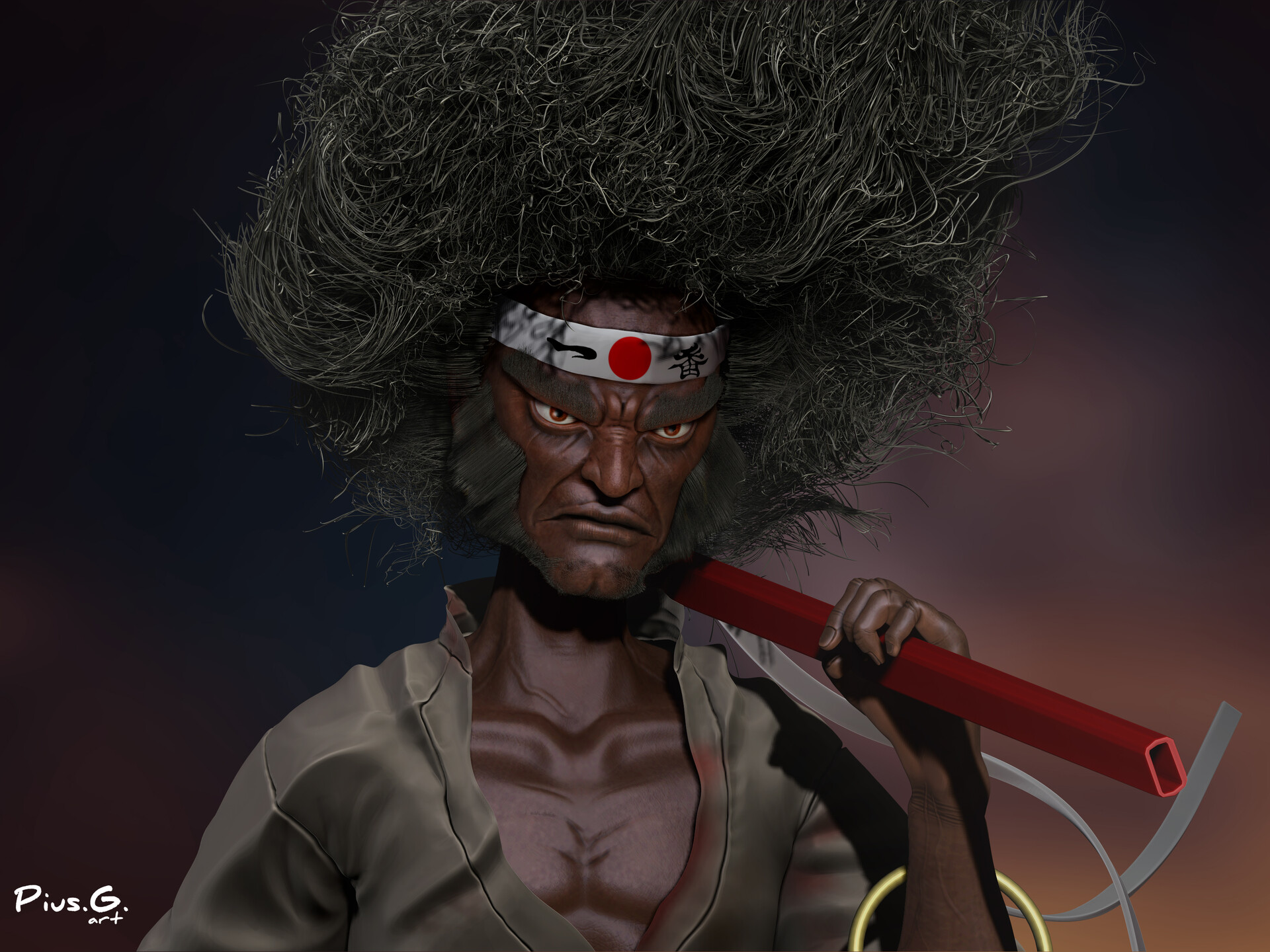 Pius Waweru - Afro Samurai