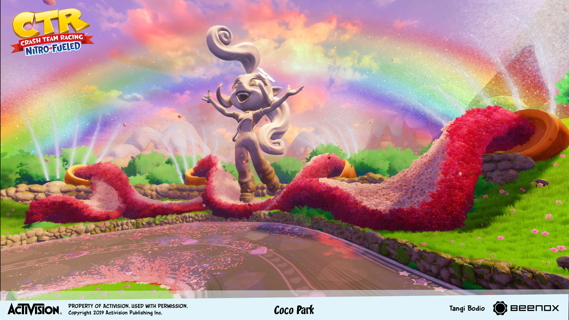 Artstation Crash Team Racing Coco Park Tangi Bodio