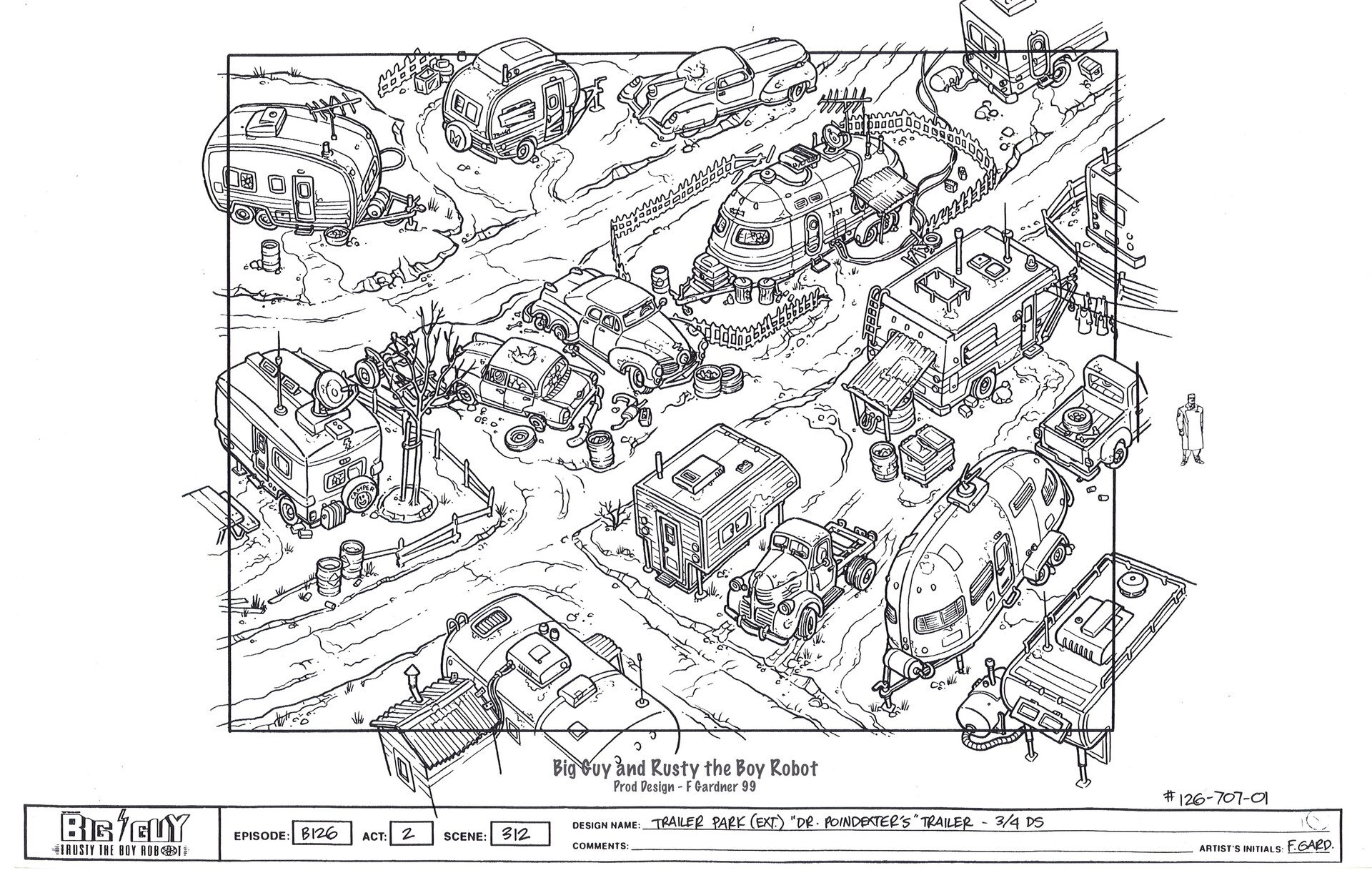 Frederick Gardner Big Guy & Rusty Production Design/Background Design