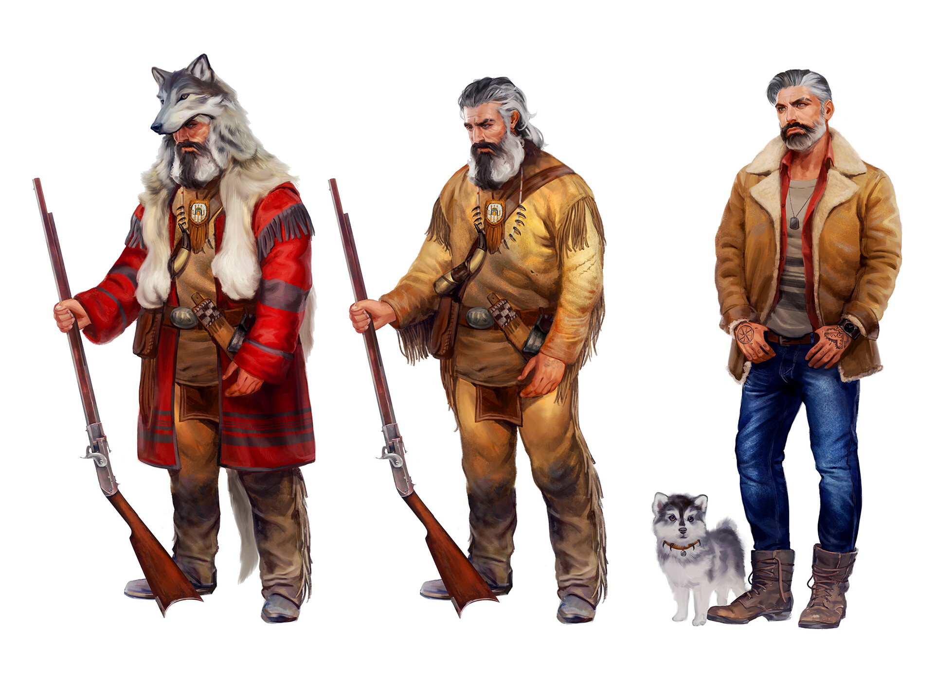 ArtStation Mountain Man Concept