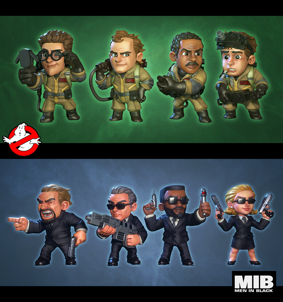 MIB+Ghostbusters: Ecto-terrestrial Invasion - Core Teams