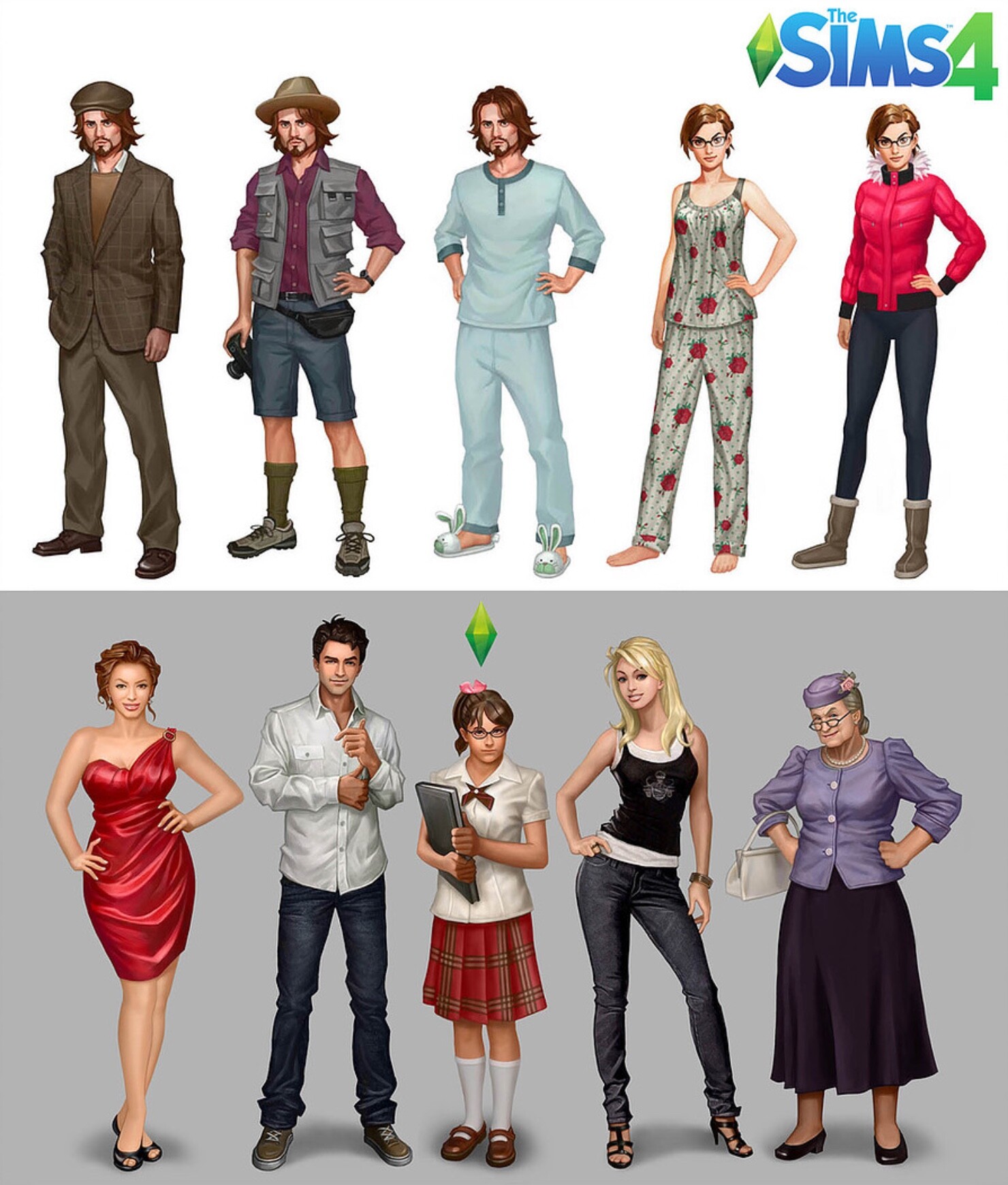 4 новых персонажа. Симс 4 Возраст. SIMS 4 арт. Персонажи из SIMS 4. The SIMS 4 Concept Art дети.