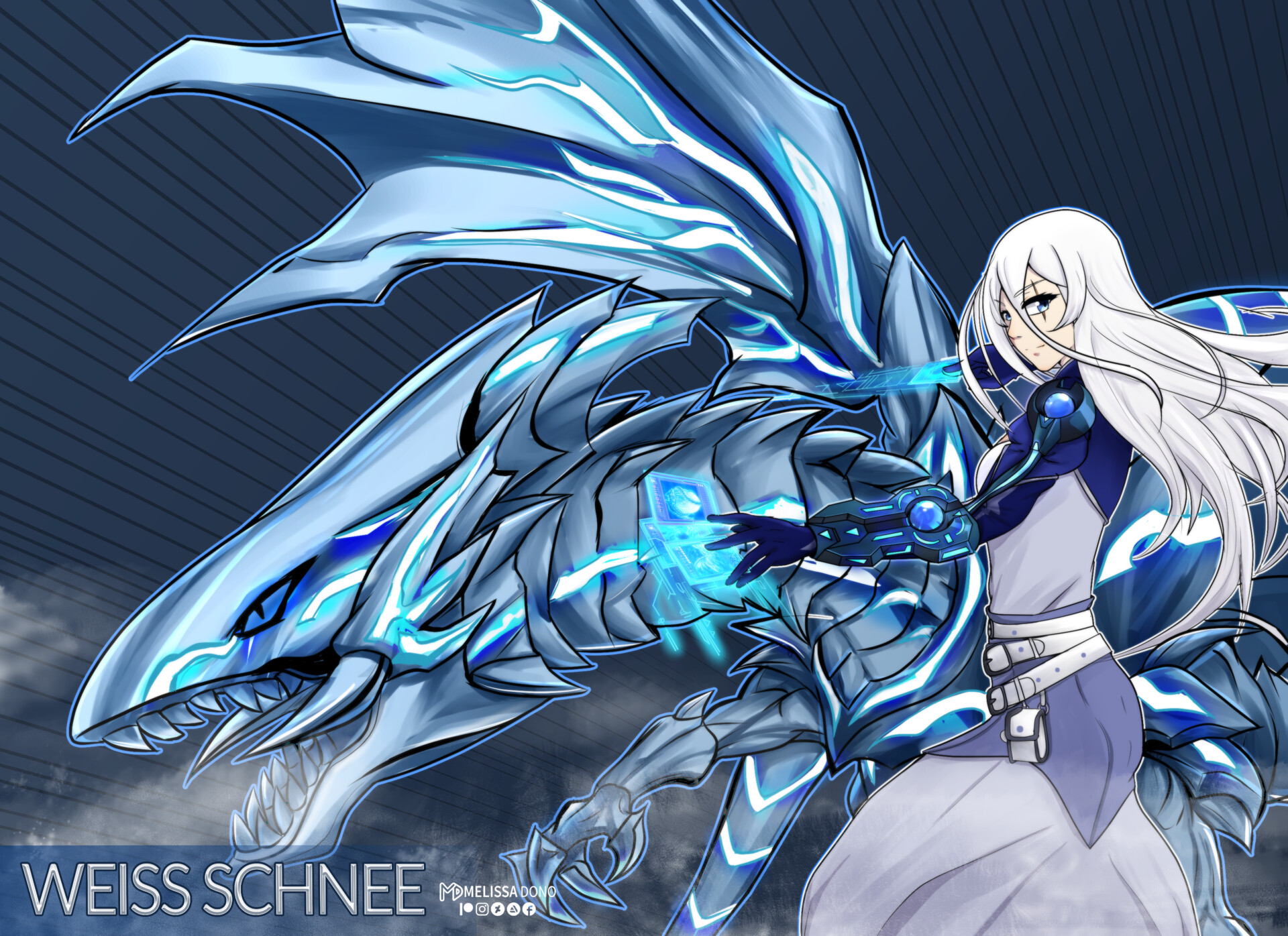 Artstation Weiss Schnee X Yugioh Dsod Melissa Dono