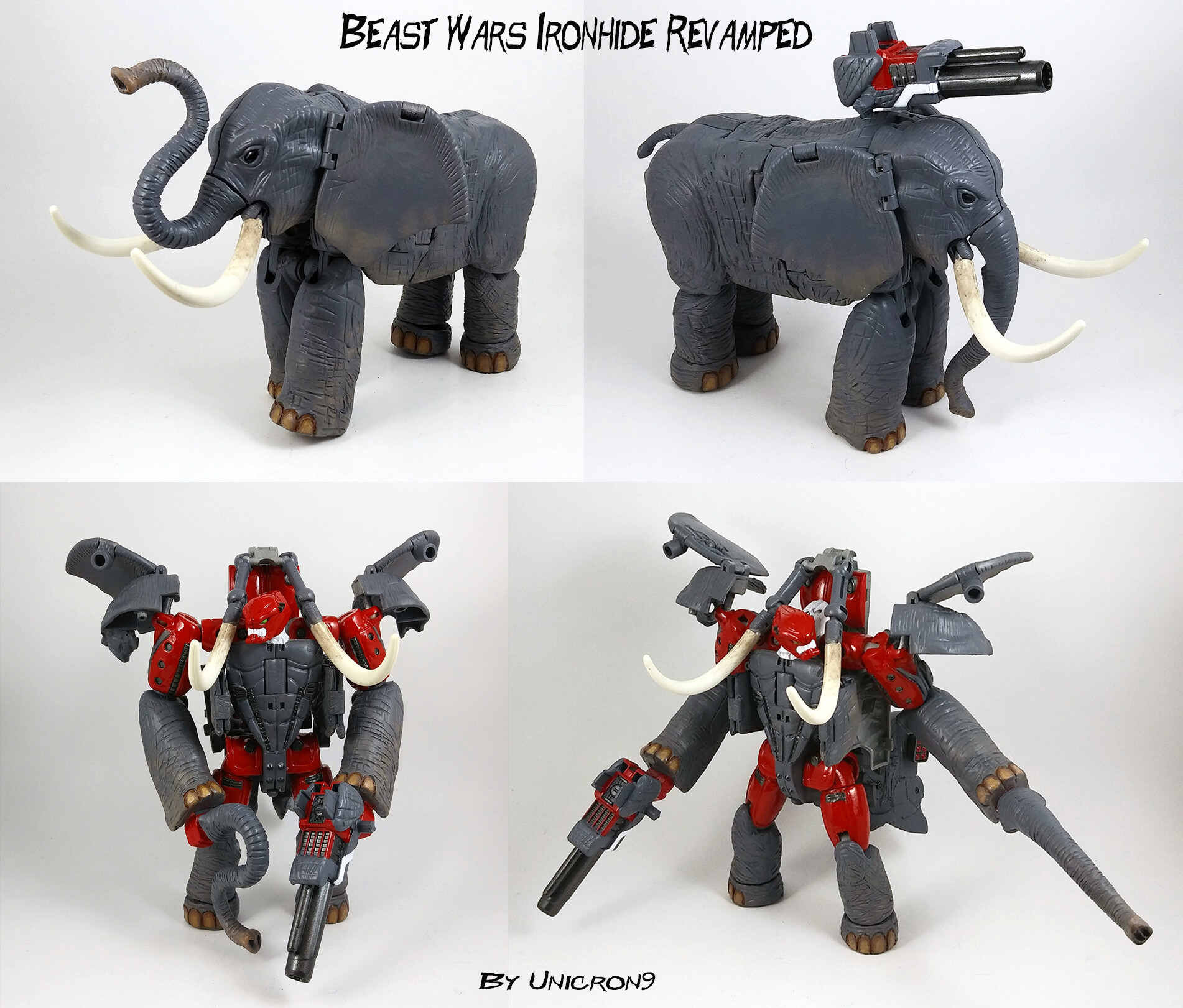 ArtStation Beast Wars Ironhide Figure revamped