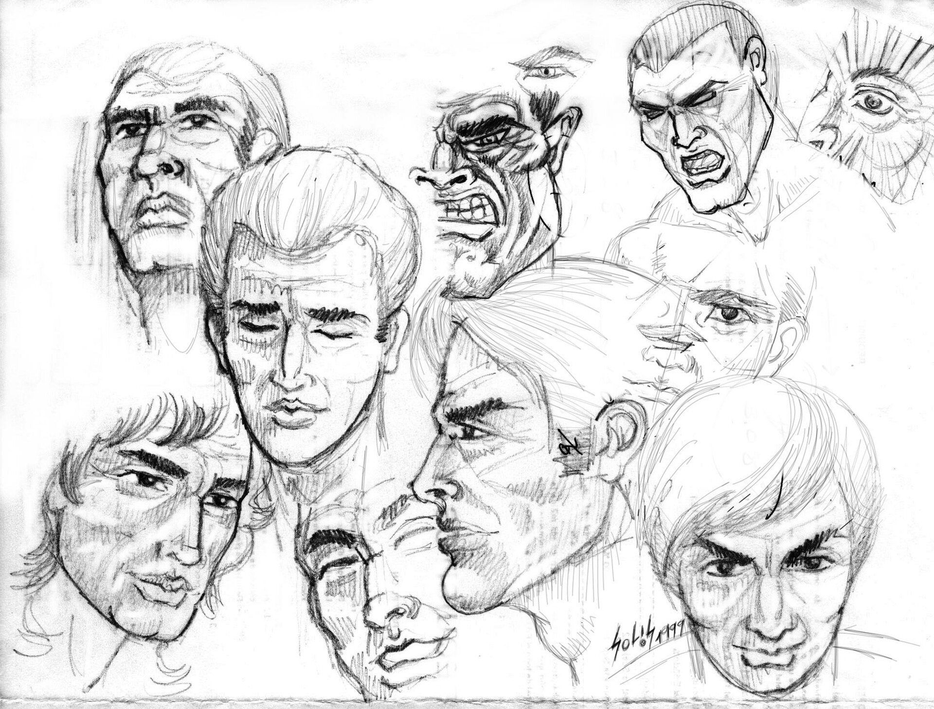 Male Face Sketch Images  Free Download on Freepik