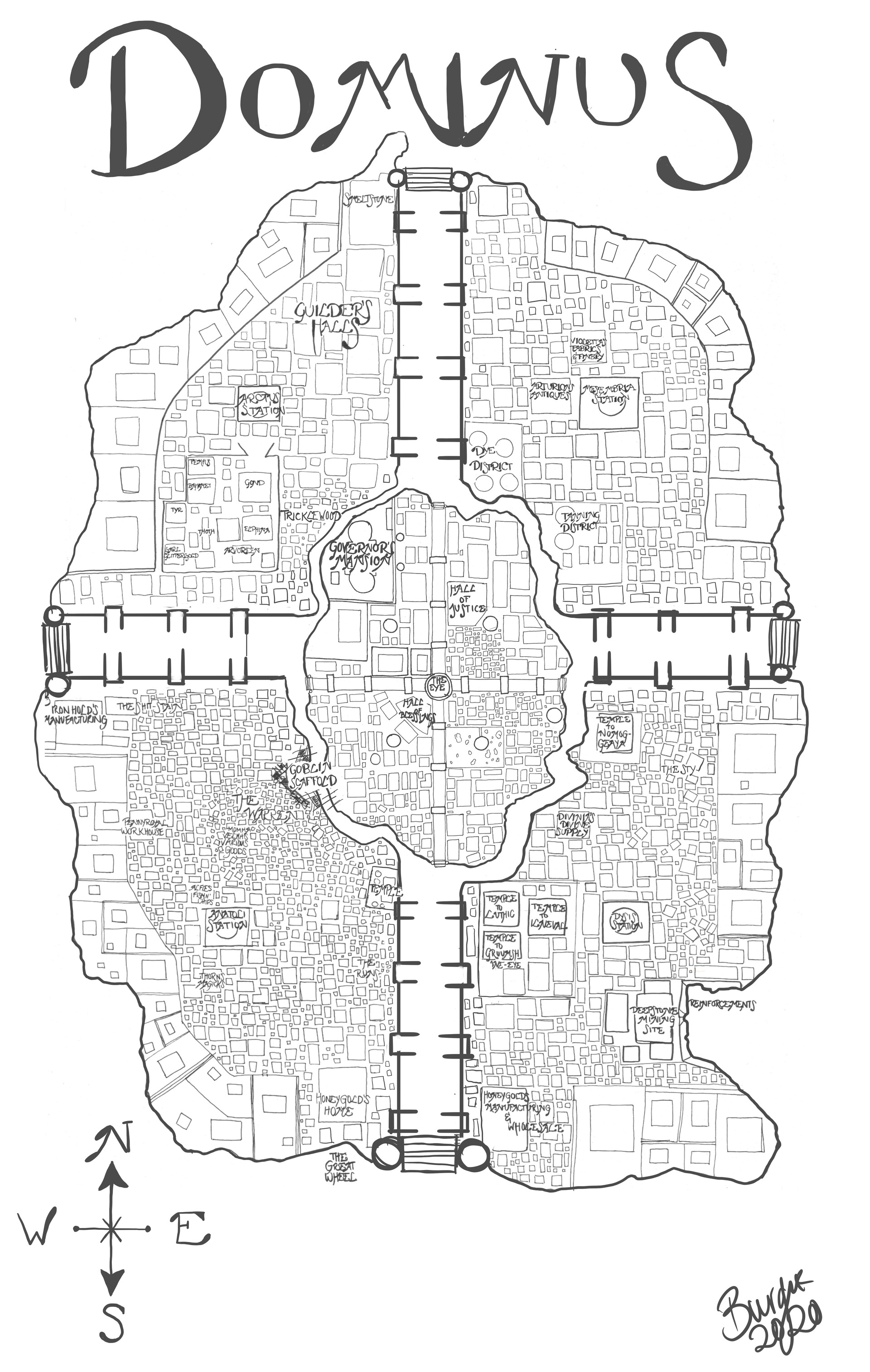 Artstation Dominus Map Nightshade Cartography