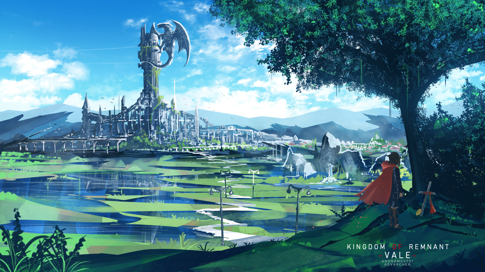 Kingdom of Remnant - Vale, one of the four kingdoms in Roosterteeth's ...